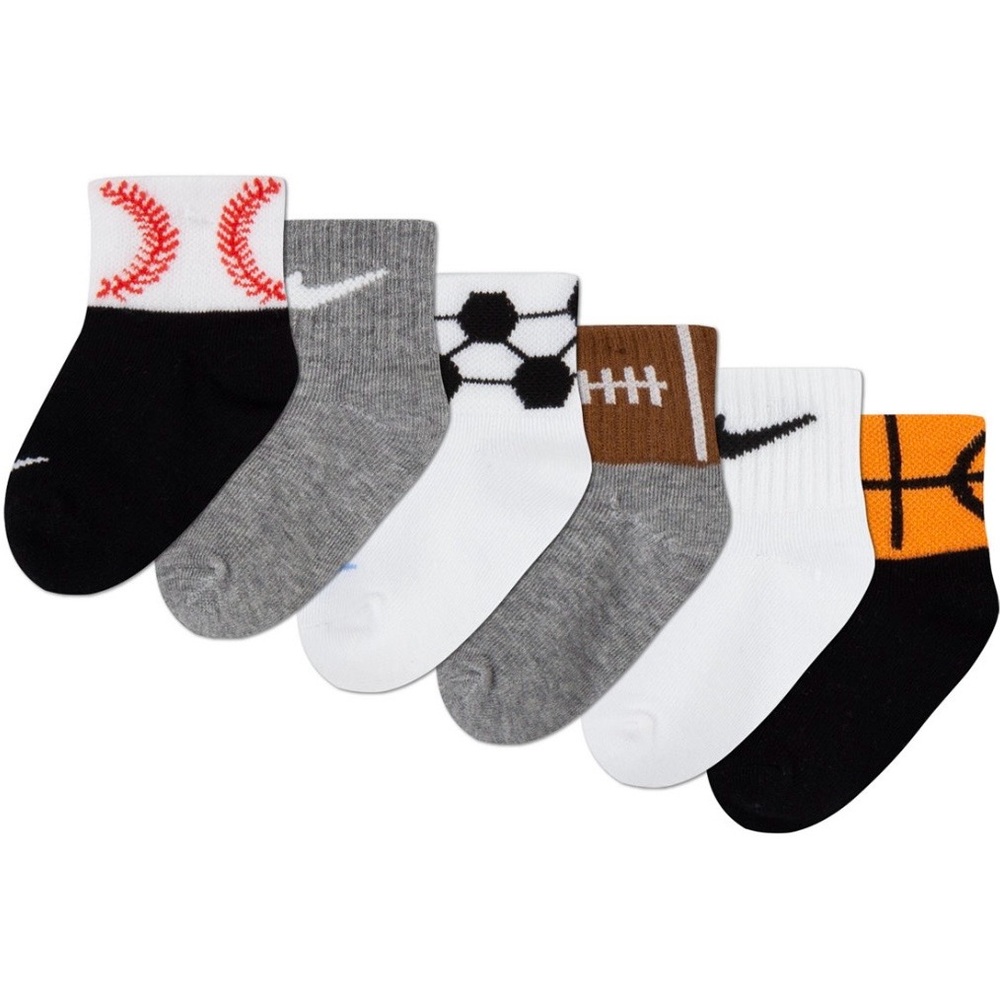Nike Kids Sports Socks Set of 6